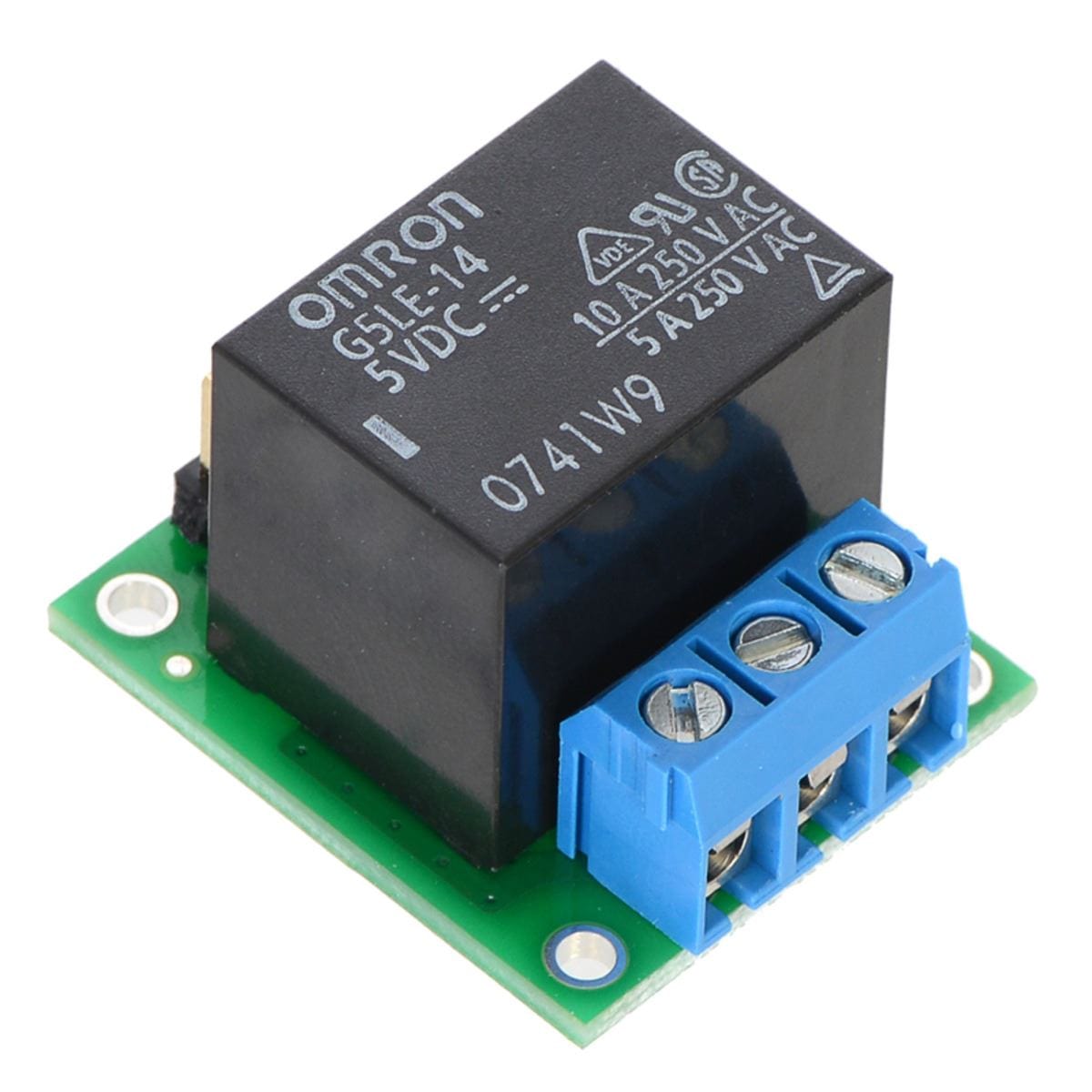 Pololu Basic SPDT Relay Carrier with 5VDC Relay (Assembled) - The Pi Hut