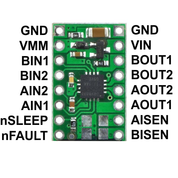 Pololu DRV8833 Dual Motor Driver Carrier - The Pi Hut