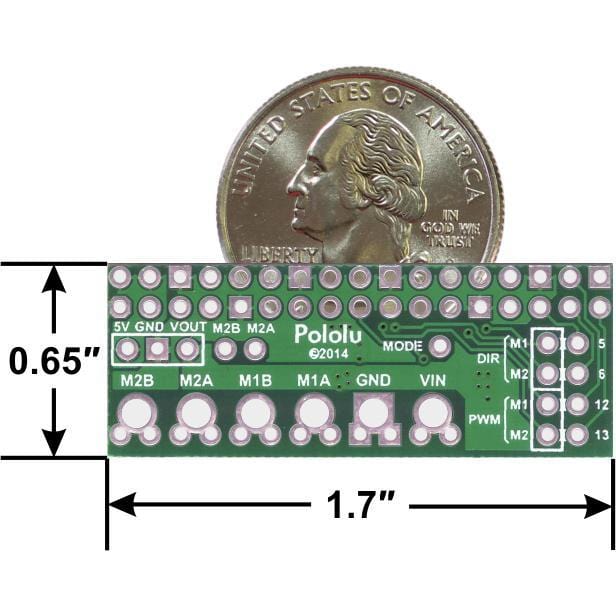 Pololu DRV8835 Dual Motor Driver Kit for Raspberry Pi - The Pi Hut