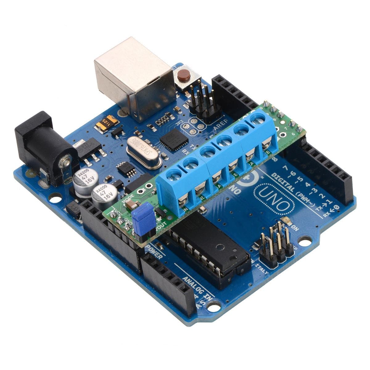 Pololu DRV8835 Dual Motor Driver Shield for Arduino - The Pi Hut