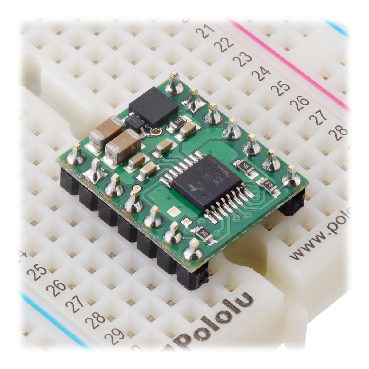 Pololu DRV8874 Single Brushed DC Motor Driver Carrier - The Pi Hut