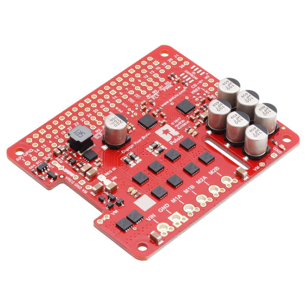 Pololu Dual G2 High-Power Motor Driver for Raspberry Pi - The Pi Hut