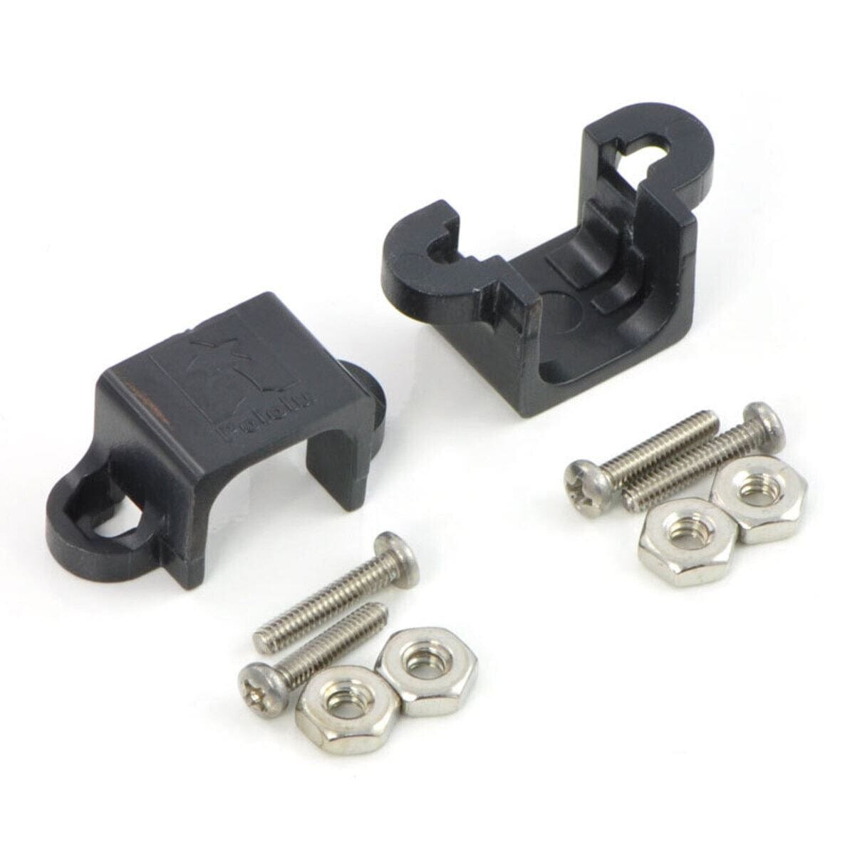 Pololu Micro Metal Gearmotor Bracket Pair - Black - The Pi Hut