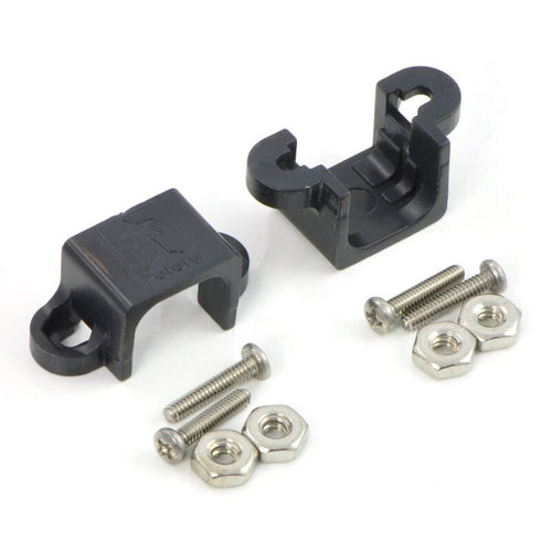 Pololu Micro Metal Gearmotor Bracket Pair - Black | The Pi Hut