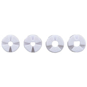 Pololu Multi-Hub Wheel w/Inserts for 3mm/4mm Shafts - 80x10mm White (2-Pack) - The Pi Hut