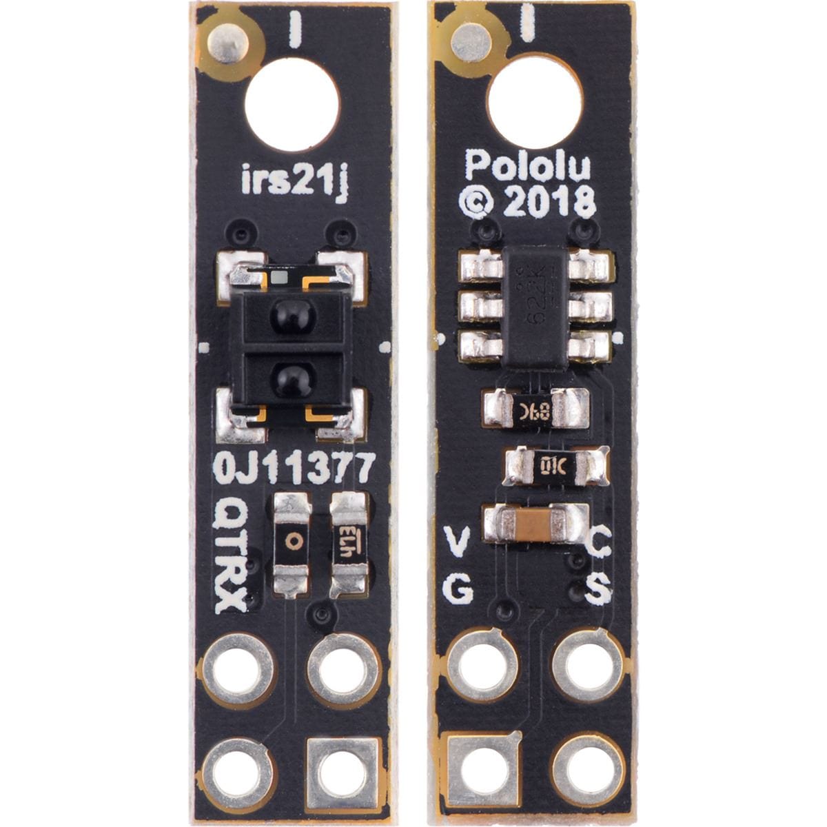 Pololu QTRX-HD-01A Reflectance Sensor: 1-Channel, 5mm, Analog - The Pi Hut