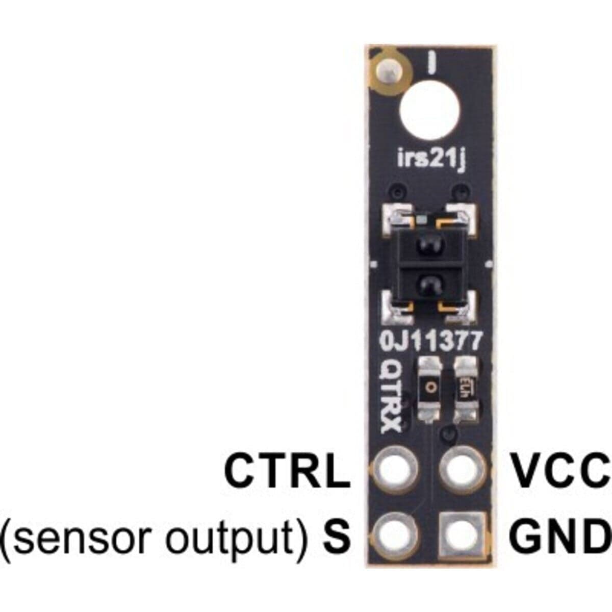 Pololu QTRX-HD-01A Reflectance Sensor: 1-Channel, 5mm, Analog - The Pi Hut