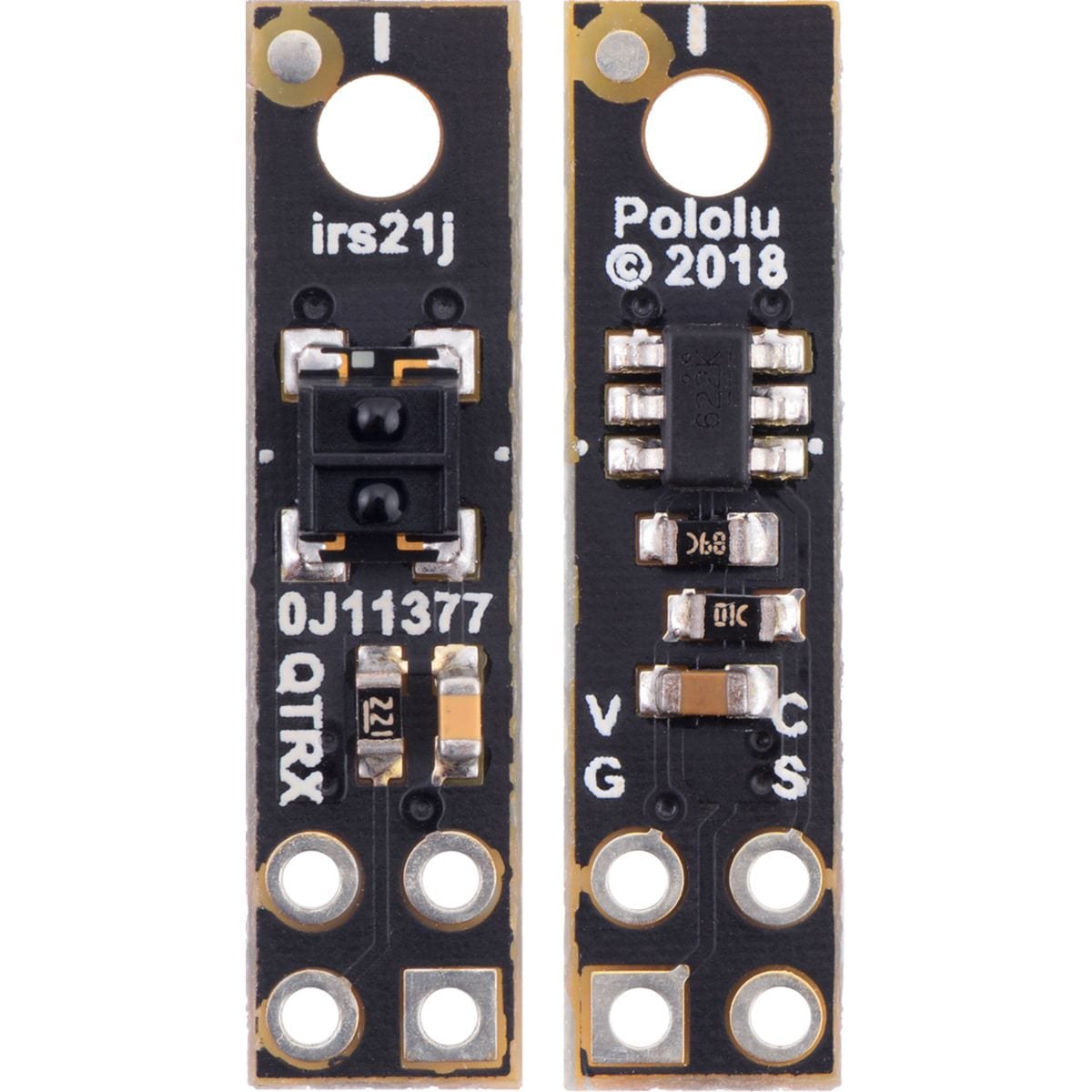 Pololu QTRX-HD-01RC Reflectance Sensor: 1-Channel, 5mm, RC - The Pi Hut