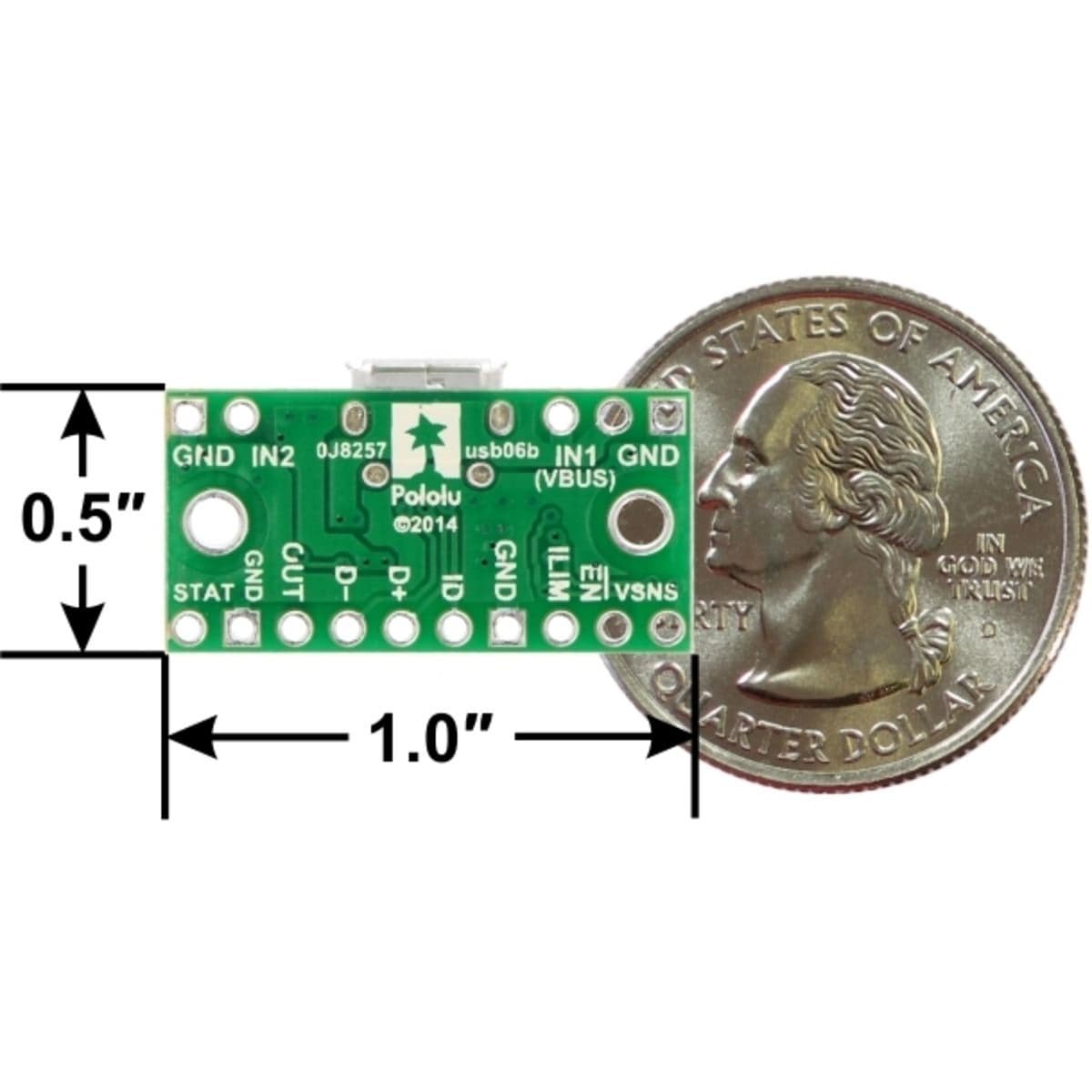 Pololu TPS2113A Power Multiplexer Carrier with Micro-USB Connector - The Pi Hut