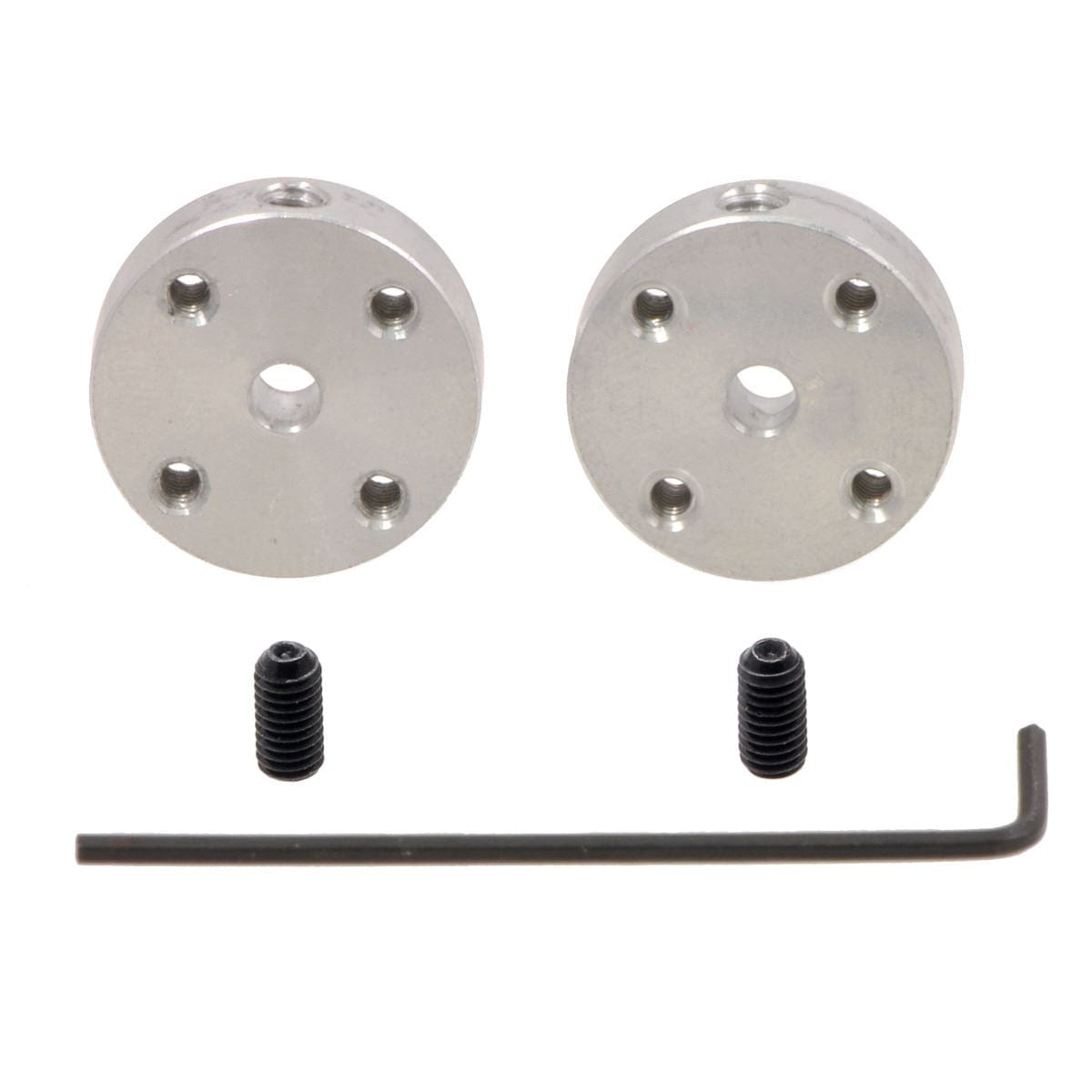 Pololu Universal Aluminium Mounting Hub for 3mm Shafts - #2-56 Holes (2-Pack) - The Pi Hut