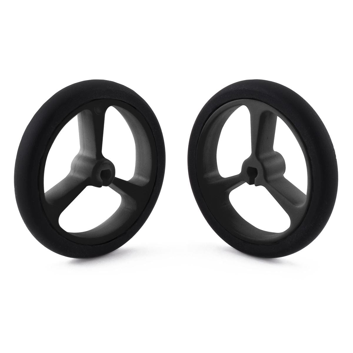 Pololu Wheel 40x7mm Pair - Black - The Pi Hut