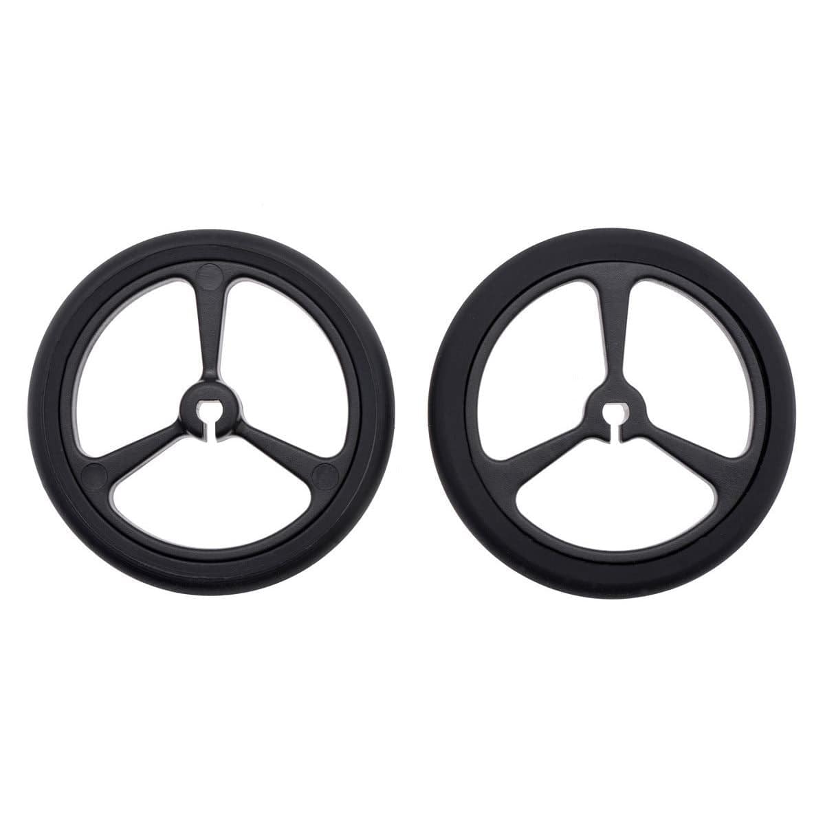 Pololu Wheel 40x7mm Pair - Black - The Pi Hut