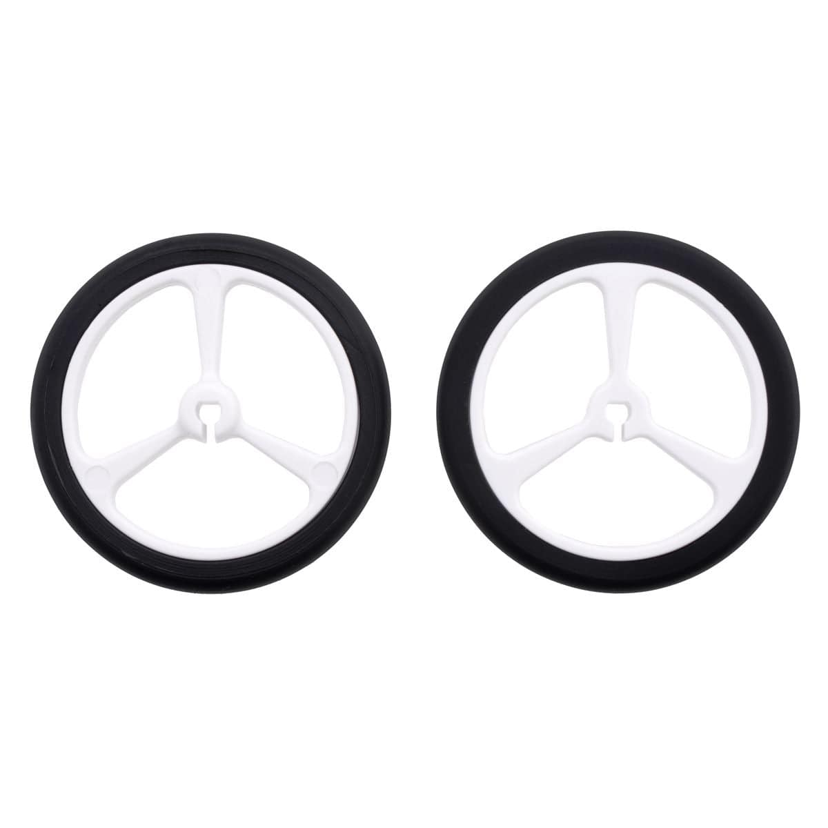 Pololu Wheel 40x7mm Pair - White - The Pi Hut