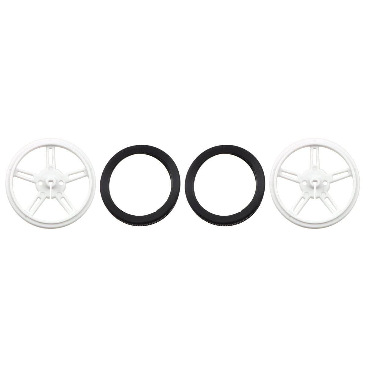 Pololu Wheel 60×8mm Pair - White - The Pi Hut