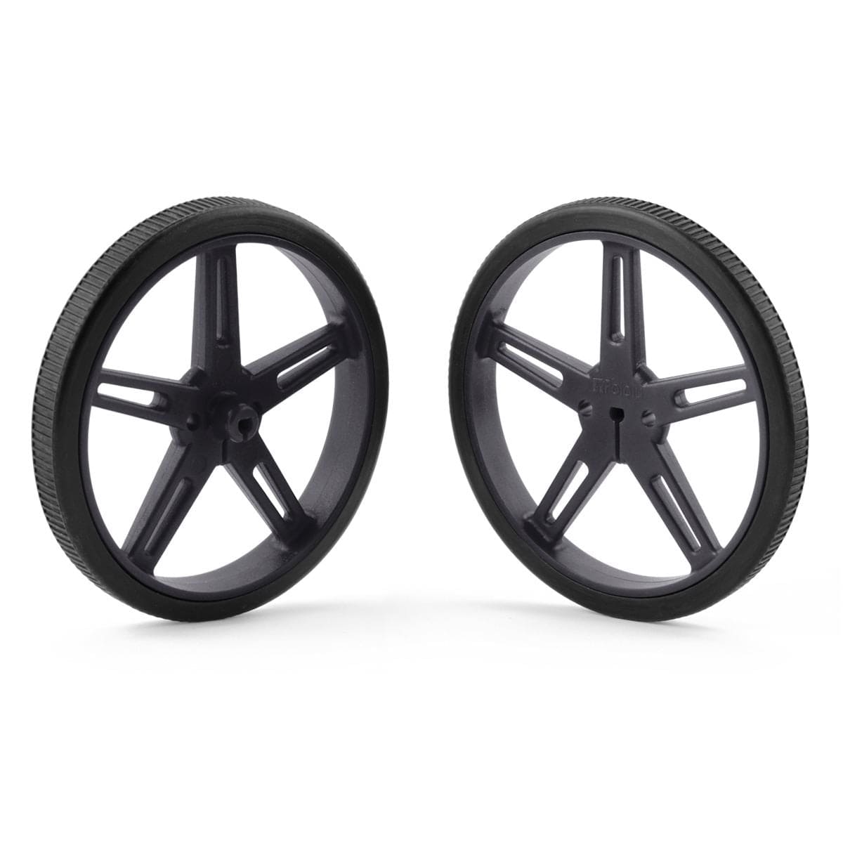 Pololu Wheel 70x8mm Pair - Black - The Pi Hut