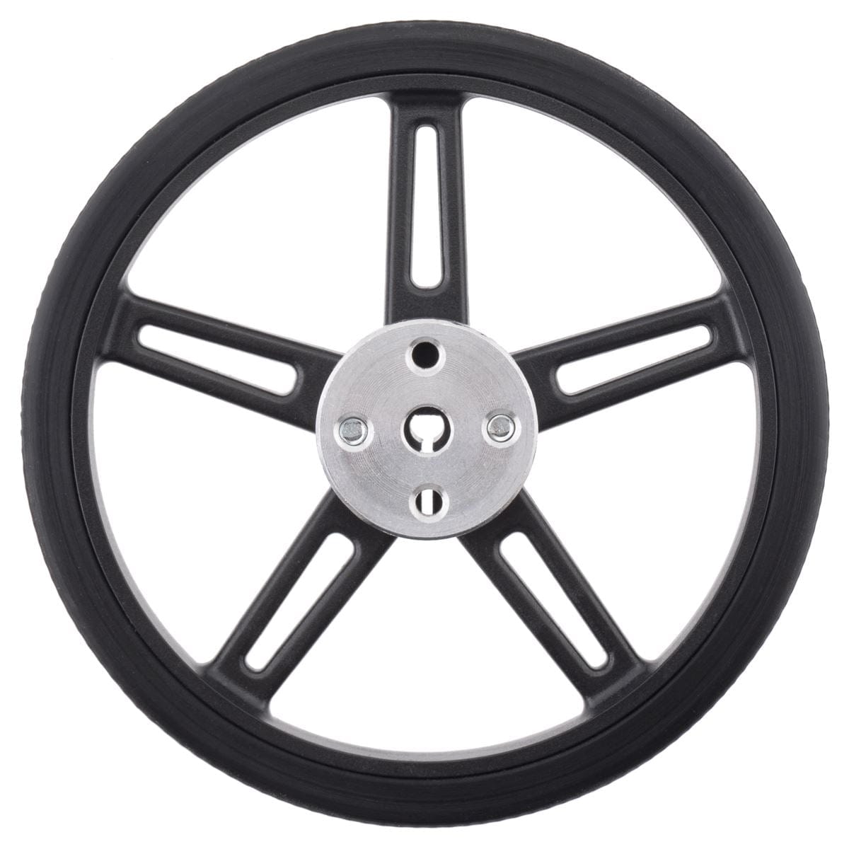 Pololu Wheel 70x8mm Pair - Black - The Pi Hut