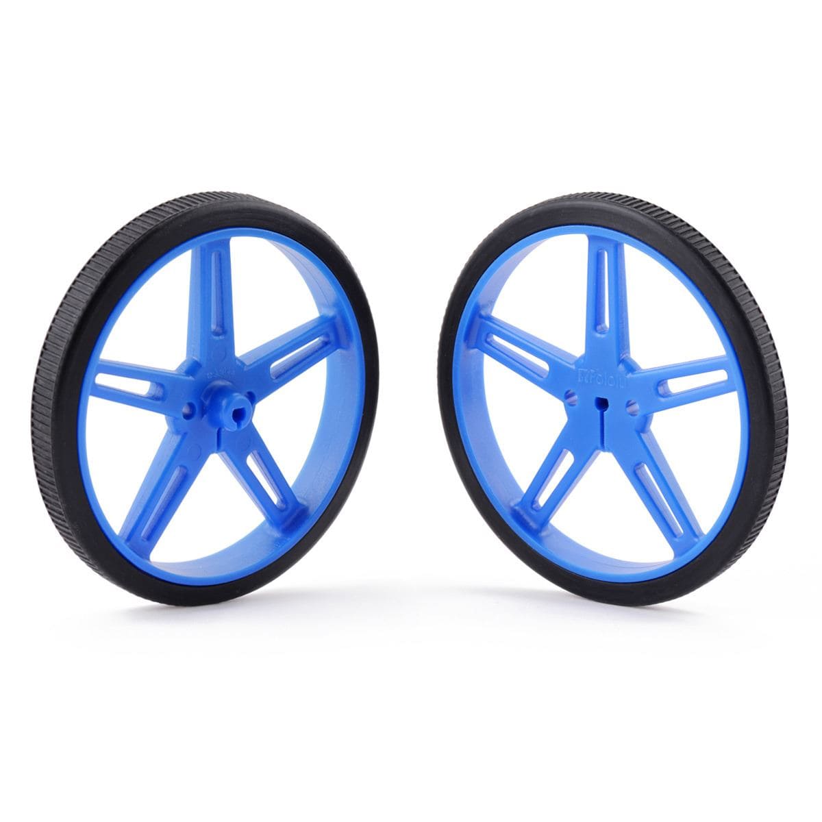 Pololu Wheel 70x8mm Pair - Blue - The Pi Hut