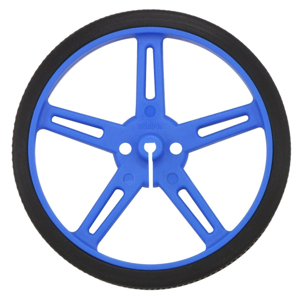 Pololu Wheel 70x8mm Pair - Blue - The Pi Hut