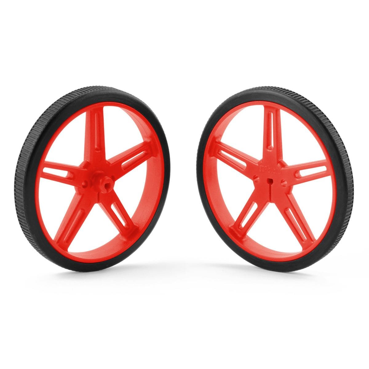 Pololu Wheel 70x8mm Pair - Red - The Pi Hut