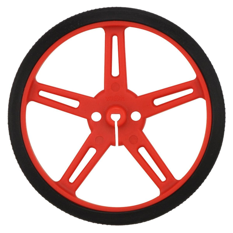 Pololu Wheel 70x8mm Pair - Red - The Pi Hut
