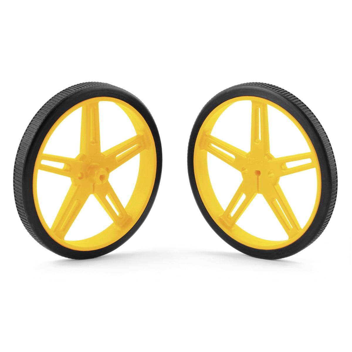 Pololu Wheel 70x8mm Pair - Yellow - The Pi Hut