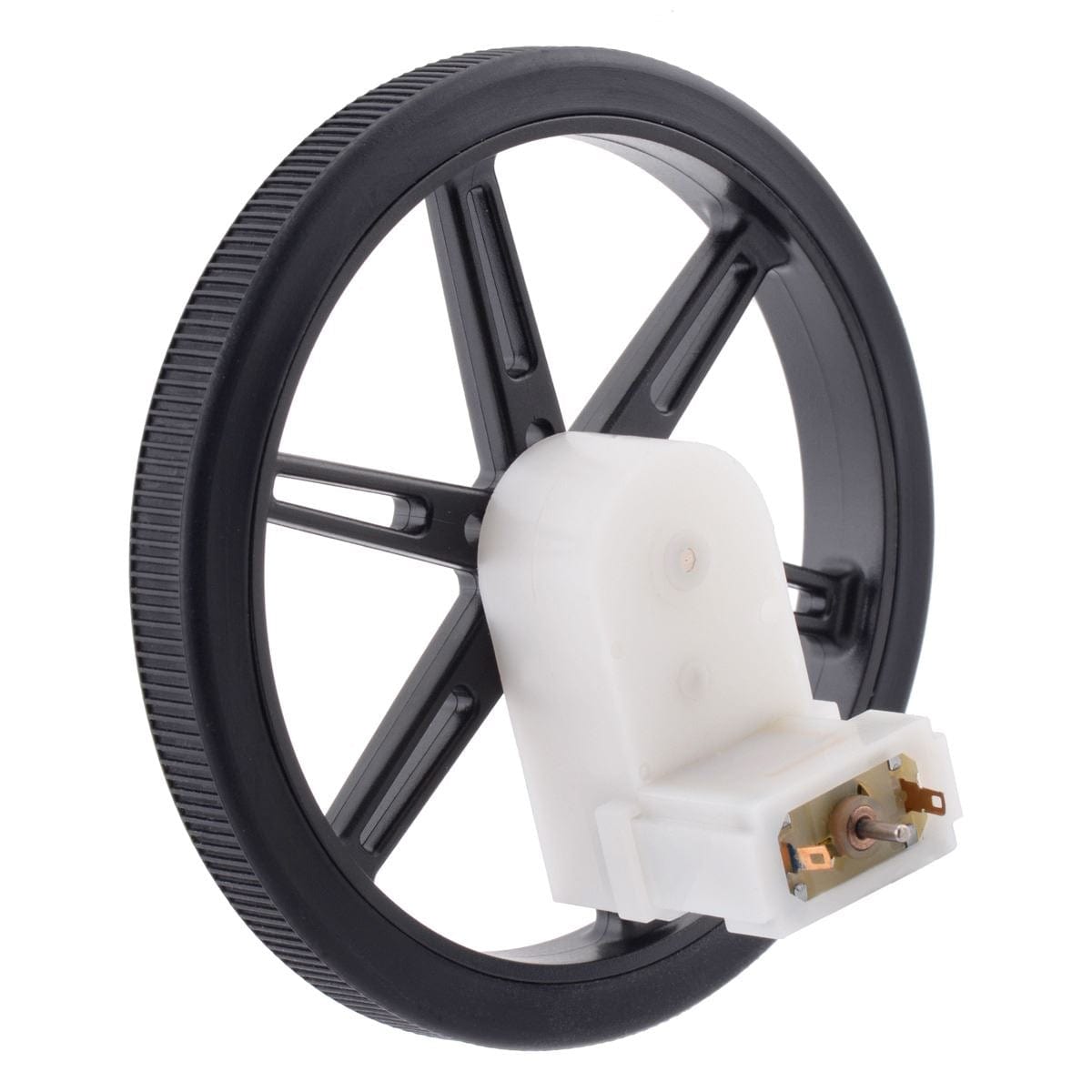 Pololu Wheel 80x10mm Pair - Black - The Pi Hut