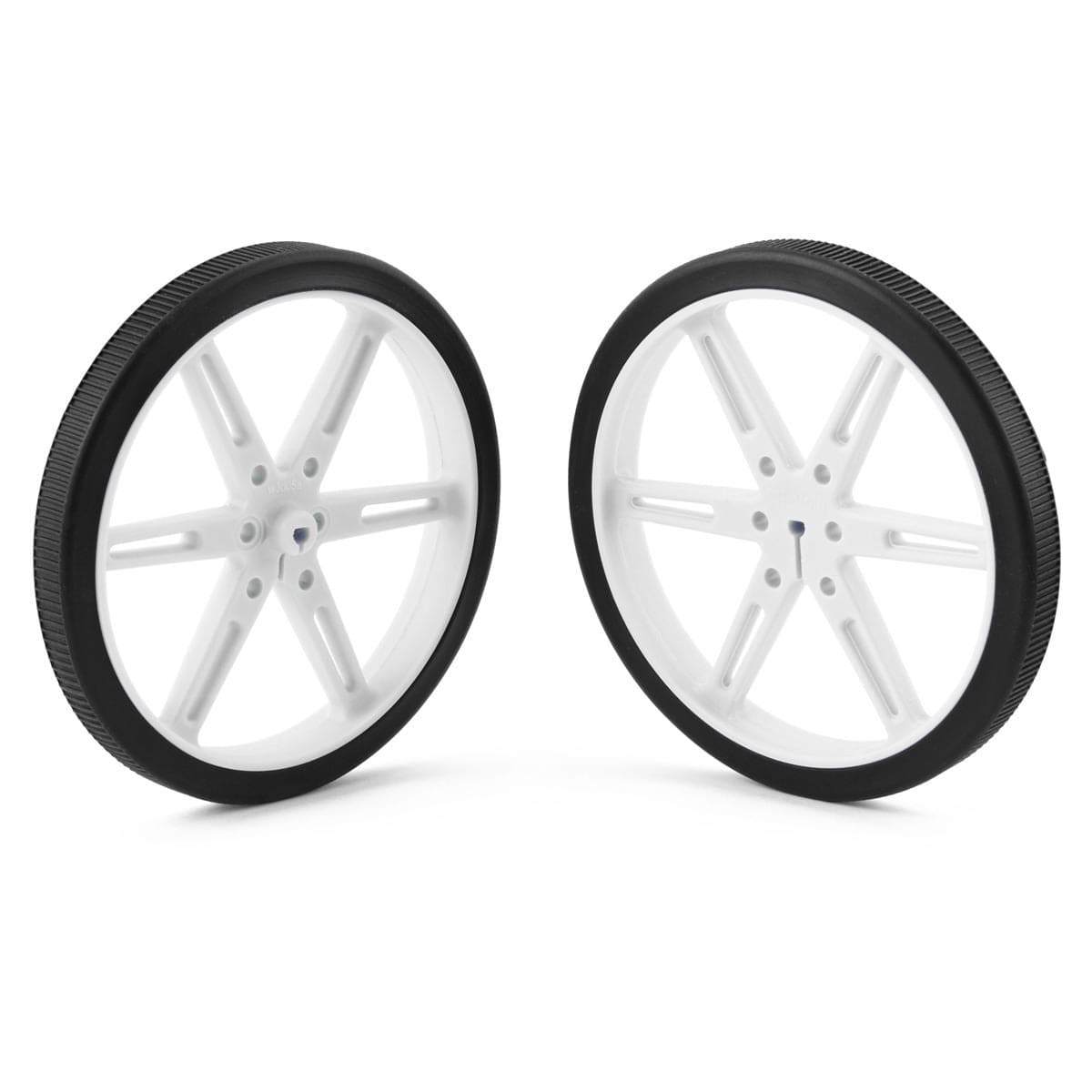 Pololu Wheel 80x10mm Pair - White - The Pi Hut