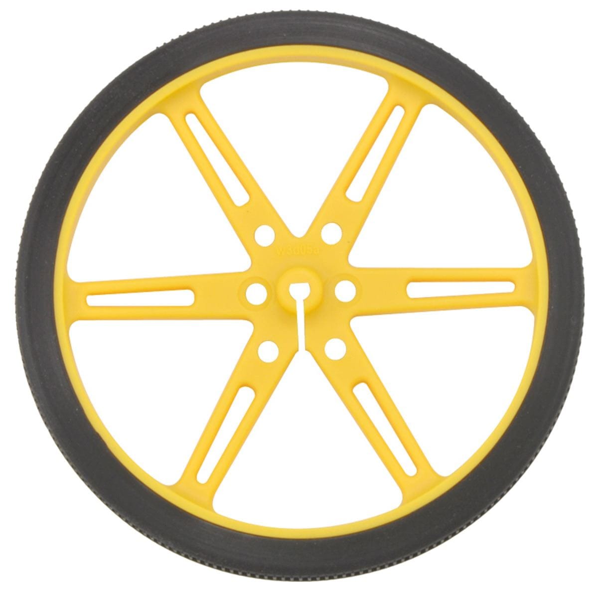 Pololu Wheel 80x10mm Pair - Yellow - The Pi Hut