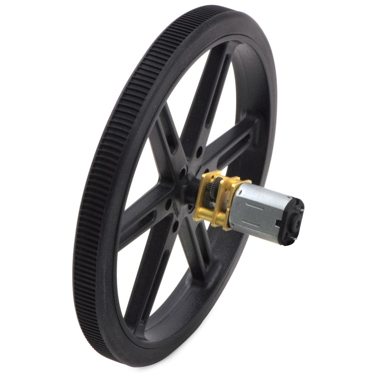 Pololu Wheel 90x10mm Pair - Black - The Pi Hut