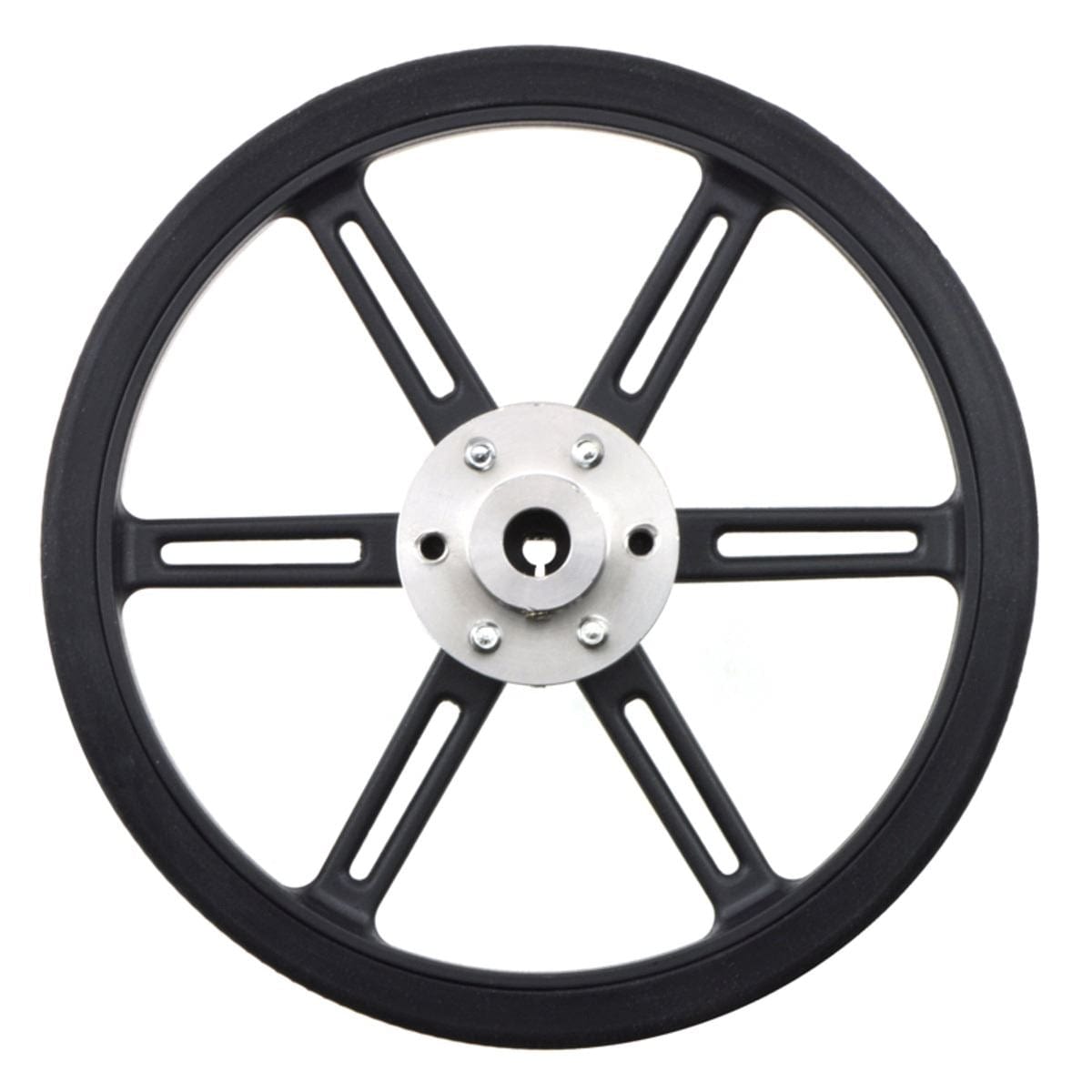 Pololu Wheel 90x10mm Pair - Black - The Pi Hut