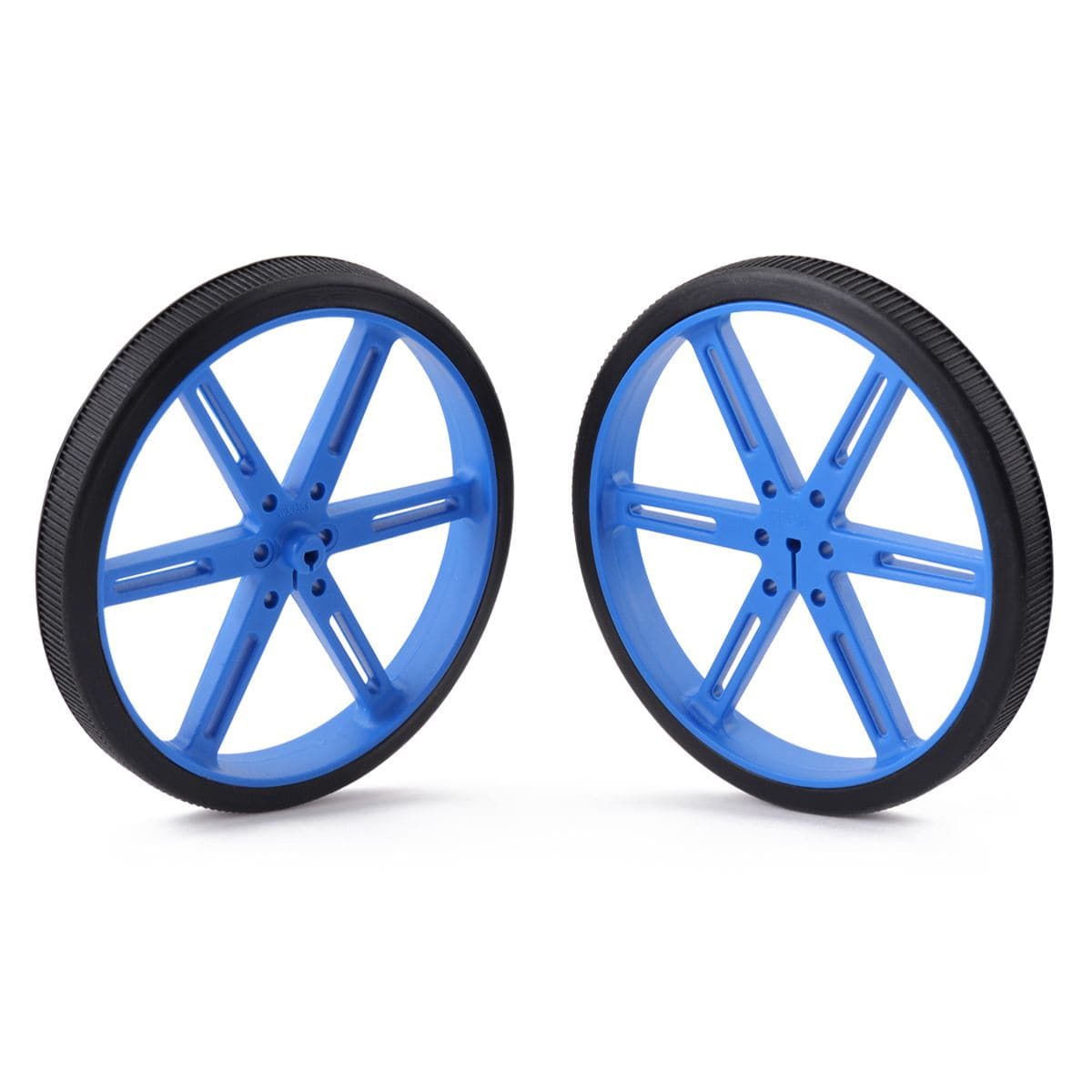 Pololu Wheel 90x10mm Pair - Blue - The Pi Hut