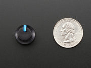 Potentiometer Knob - Soft Touch T18 - Blue - The Pi Hut