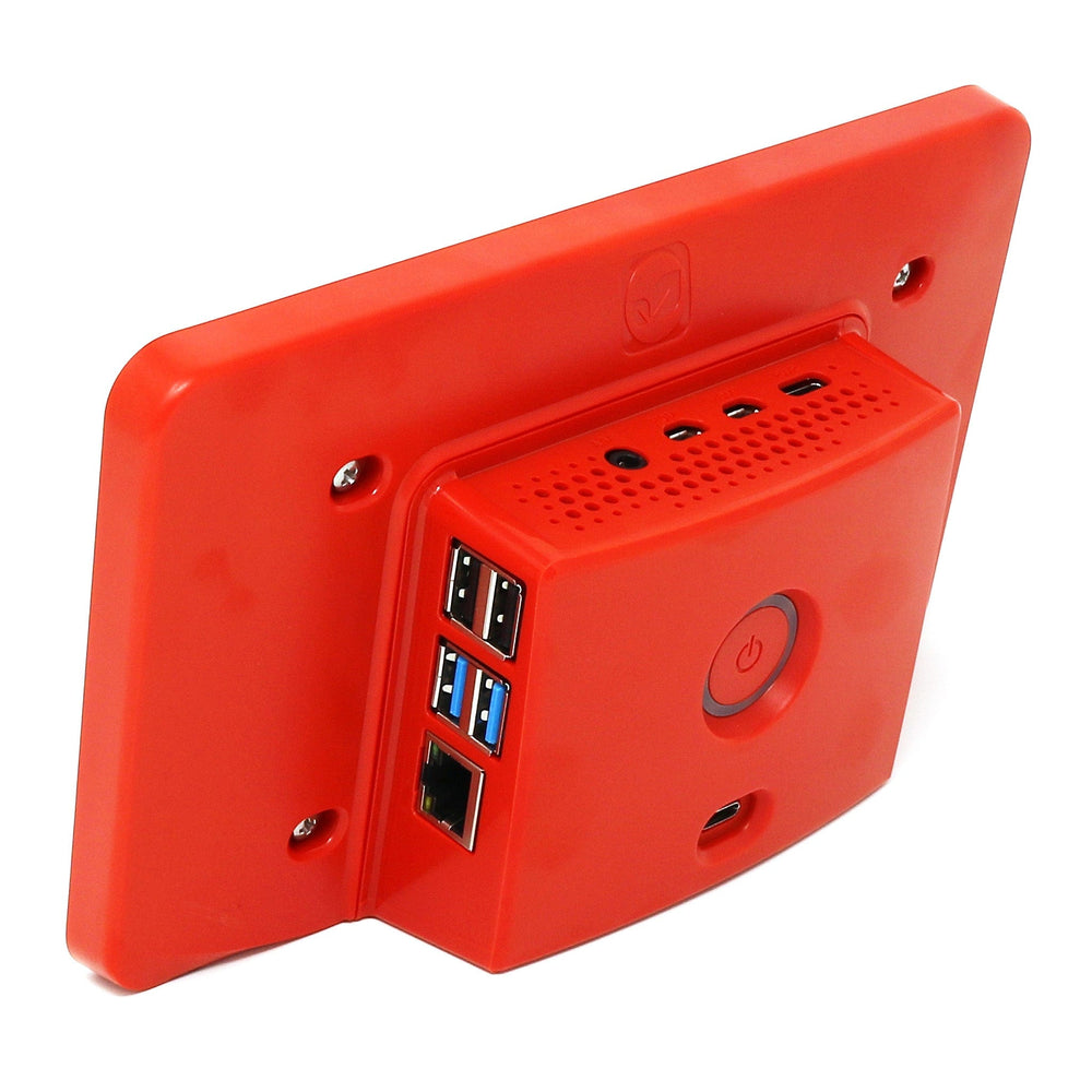 Power Button Case for Raspberry Pi 4 and Official 7" Touchscreen Display - The Pi Hut