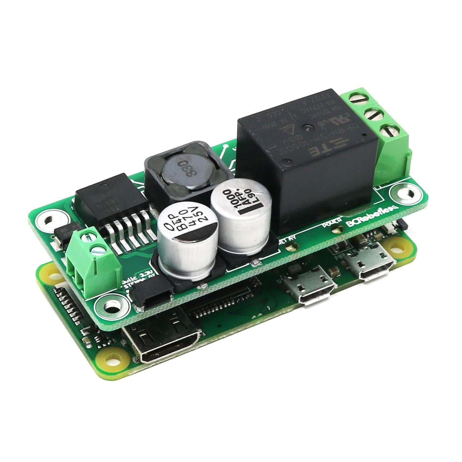 Power + Relay HAT for Raspberry Pi Zero - The Pi Hut