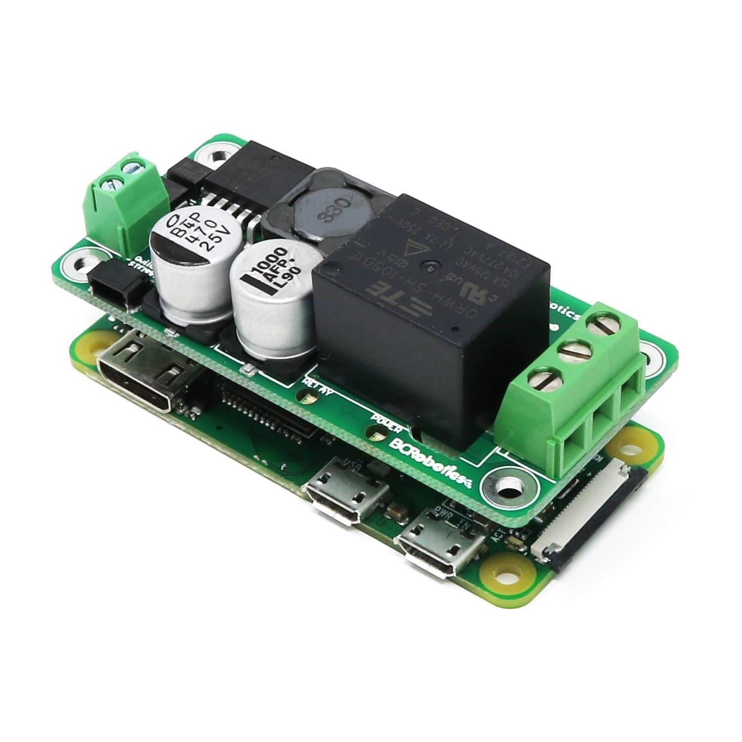 Power + Relay HAT for Raspberry Pi Zero - The Pi Hut