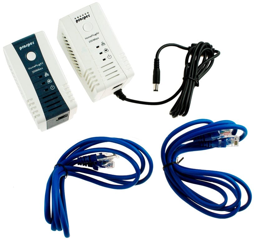 Powerline Ethernet Adapter (200M) -2 Units - The Pi Hut