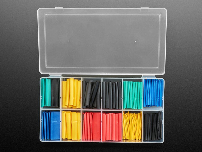 Pre-Cut Multi-Colored Heat Shrink Pack Kit - 280 pcs - The Pi Hut