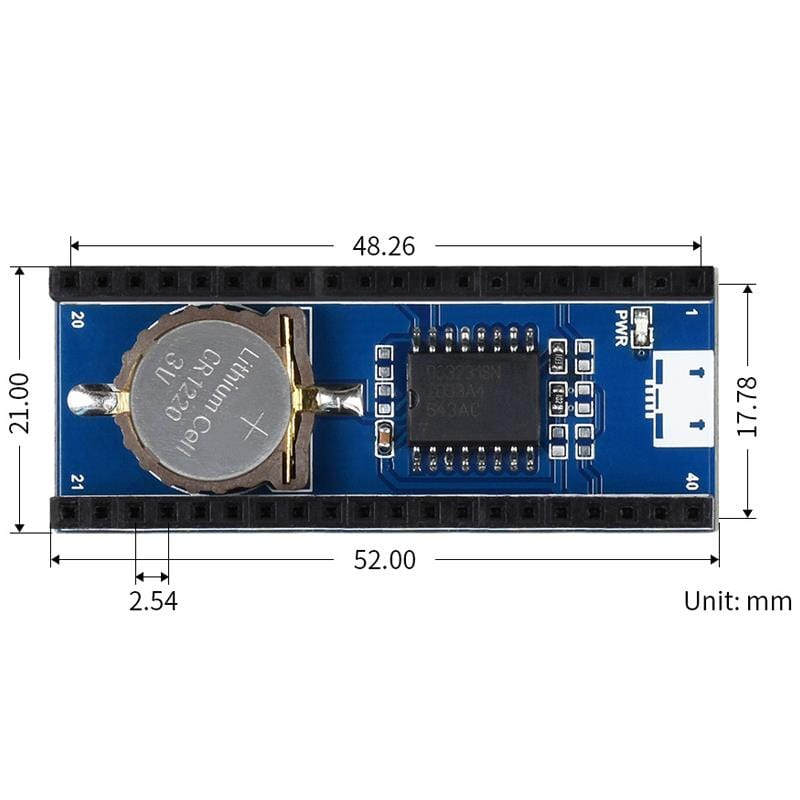 Precision RTC Module for Raspberry Pi Pico (DS3231) - The Pi Hut