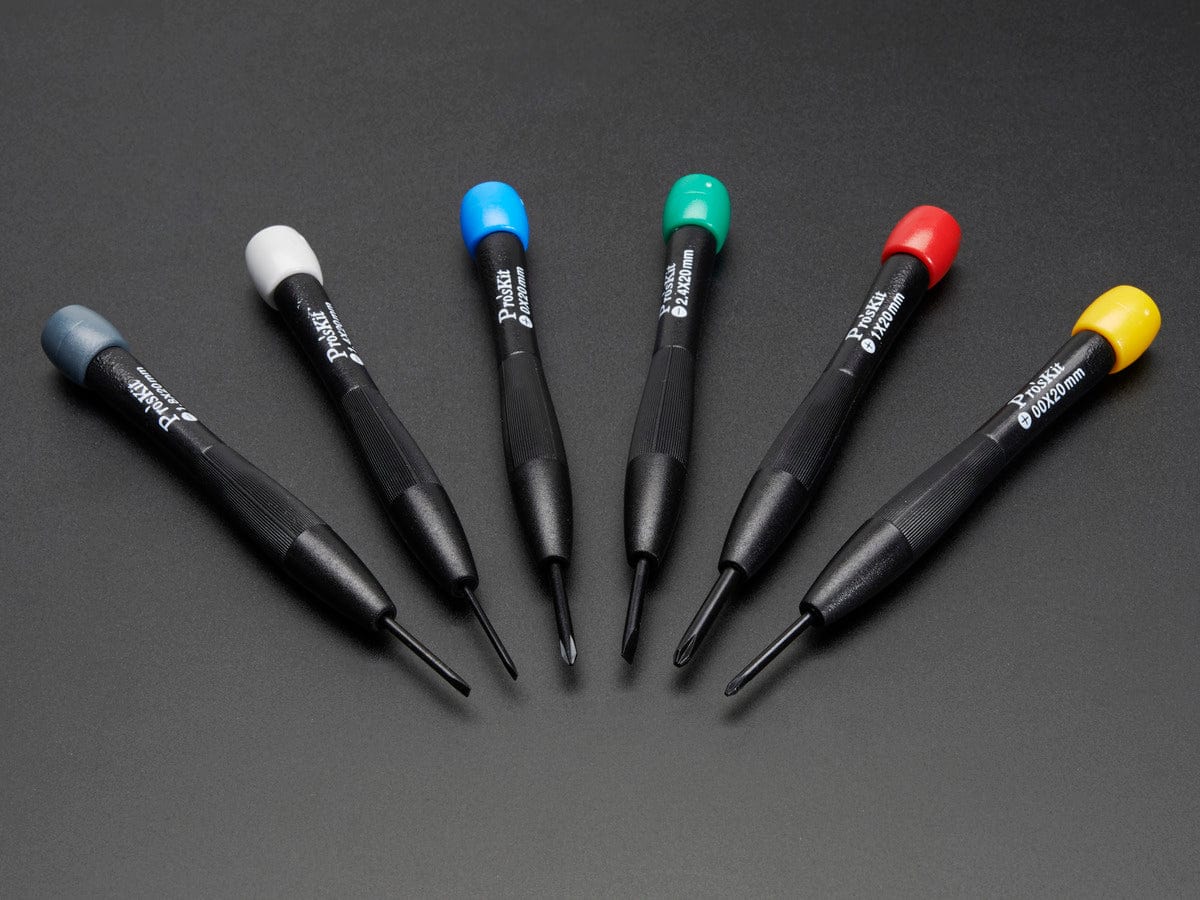 Precision screwdriver set (6 pieces) - The Pi Hut