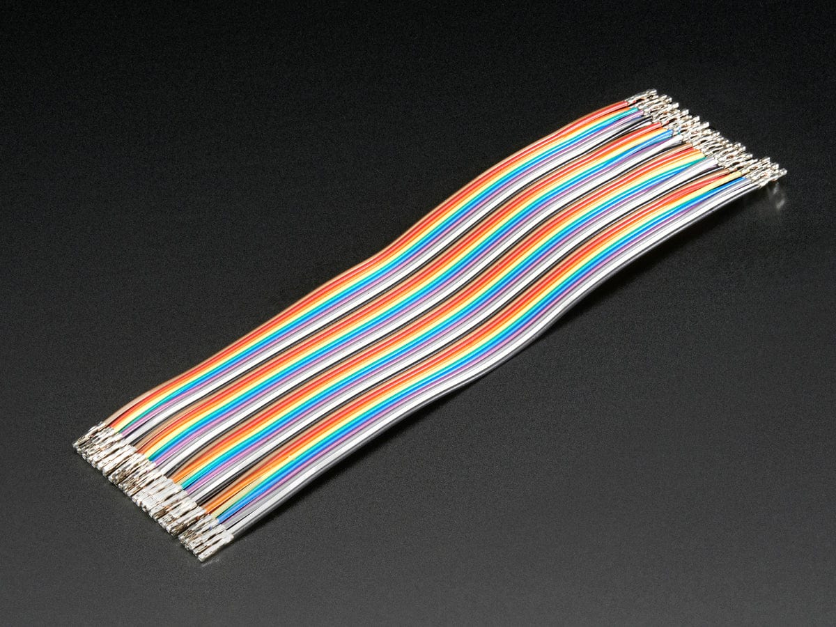 Premium Female/Female Raw Custom Jumper Wires - 40 x 6" (150mm) - The Pi Hut