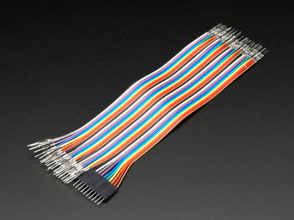 Premium Male/Male Raw Jumper Wires - 40 x 6" (150mm) - The Pi Hut