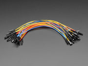 Premium Silicone Covered Female-Female Jumper Wires - 200mm x 40 - The Pi Hut