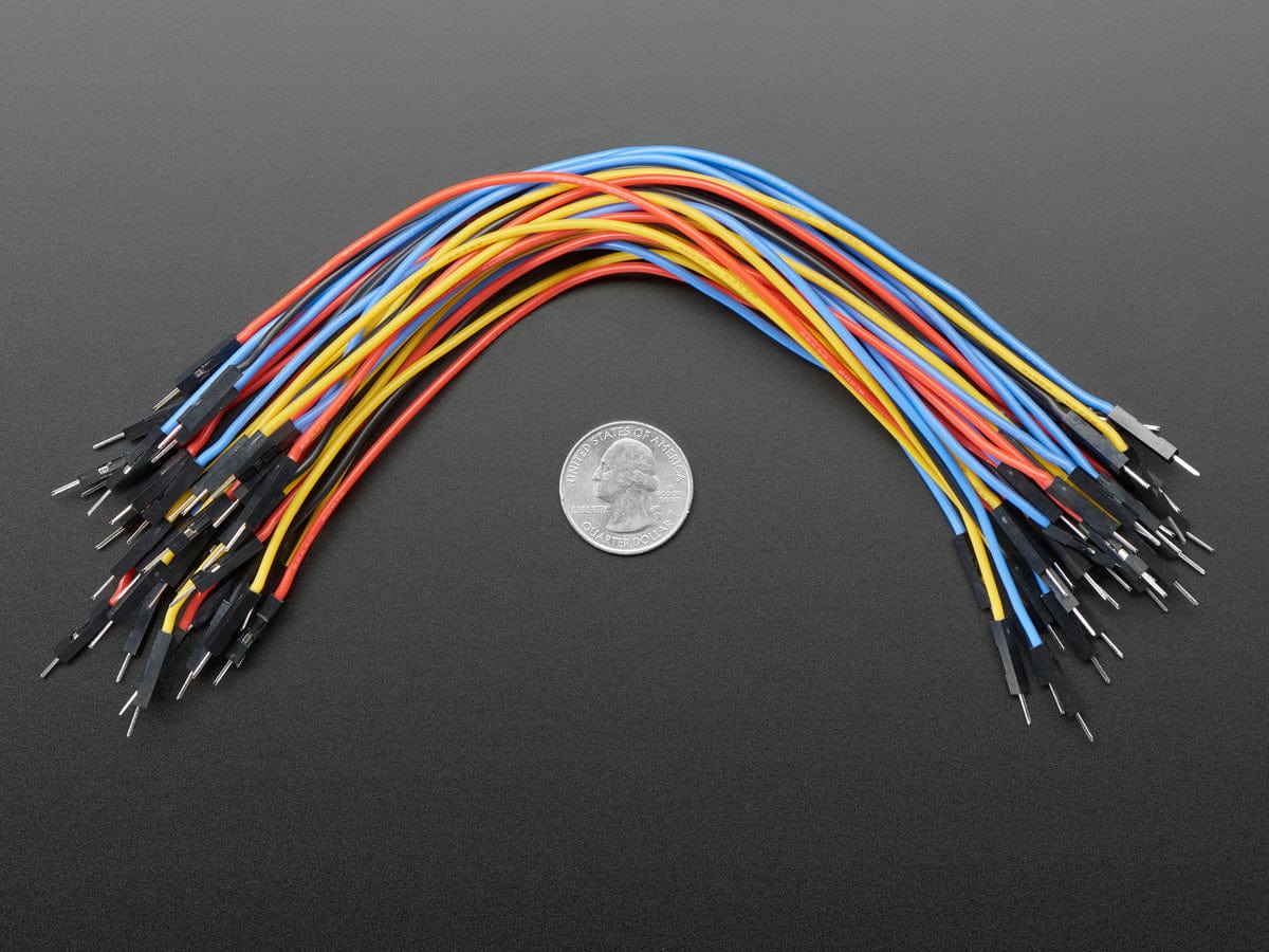 Premium Silicone Covered Male-Male Jumper Wires - 200mm x 40 - The Pi Hut