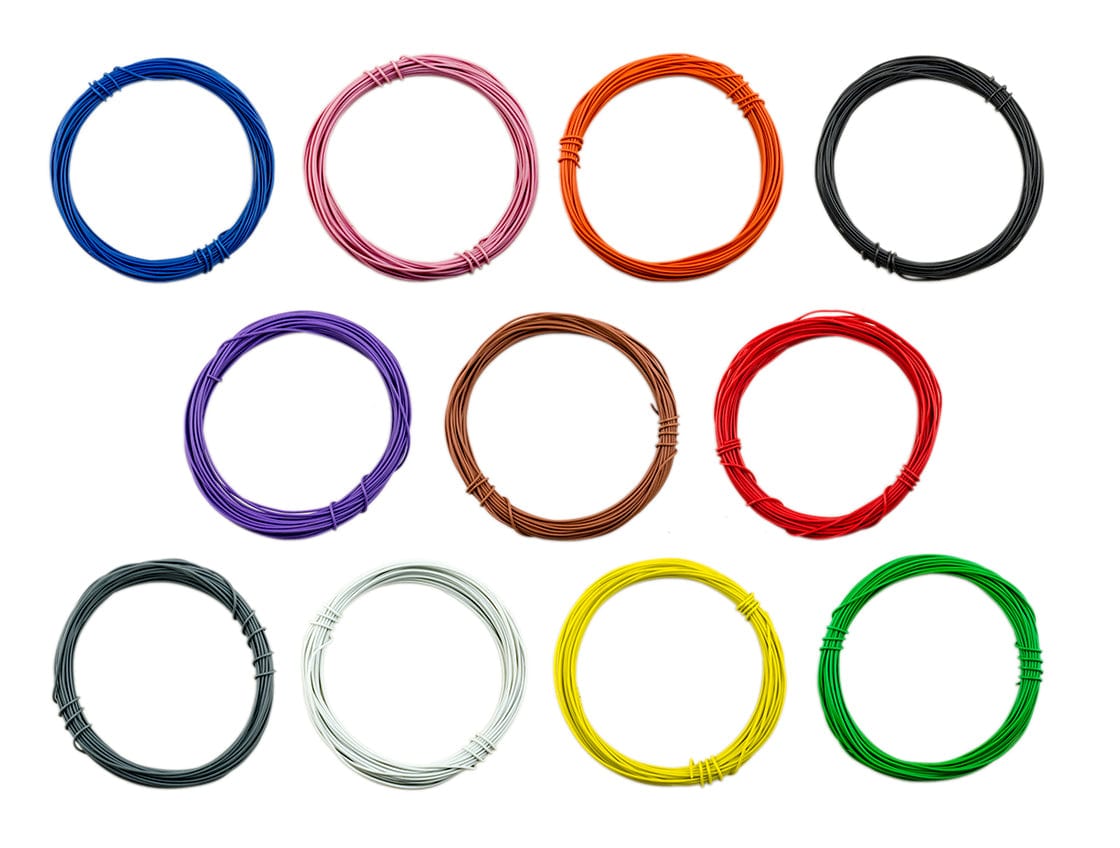 Prototyping Wire 22AWG (0.6mm) Solid Core - Pink - The Pi Hut