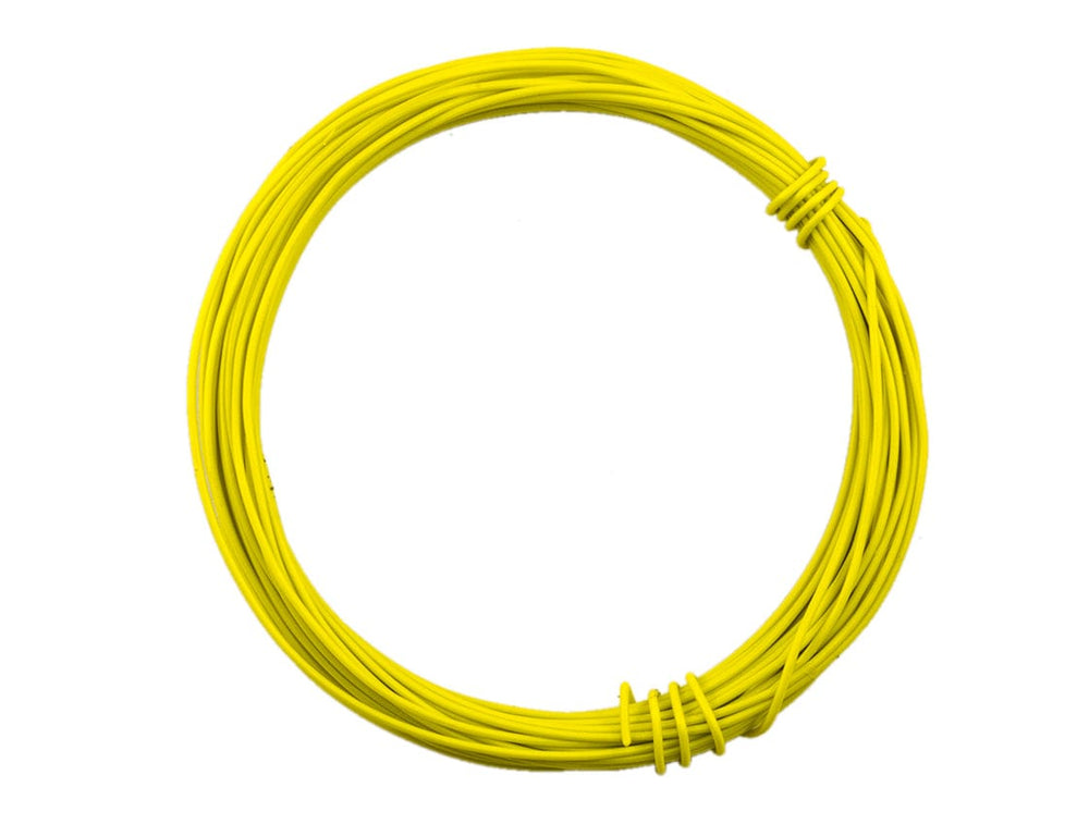 Prototyping Wire 22AWG (0.6mm) Solid Core - Yellow - The Pi Hut