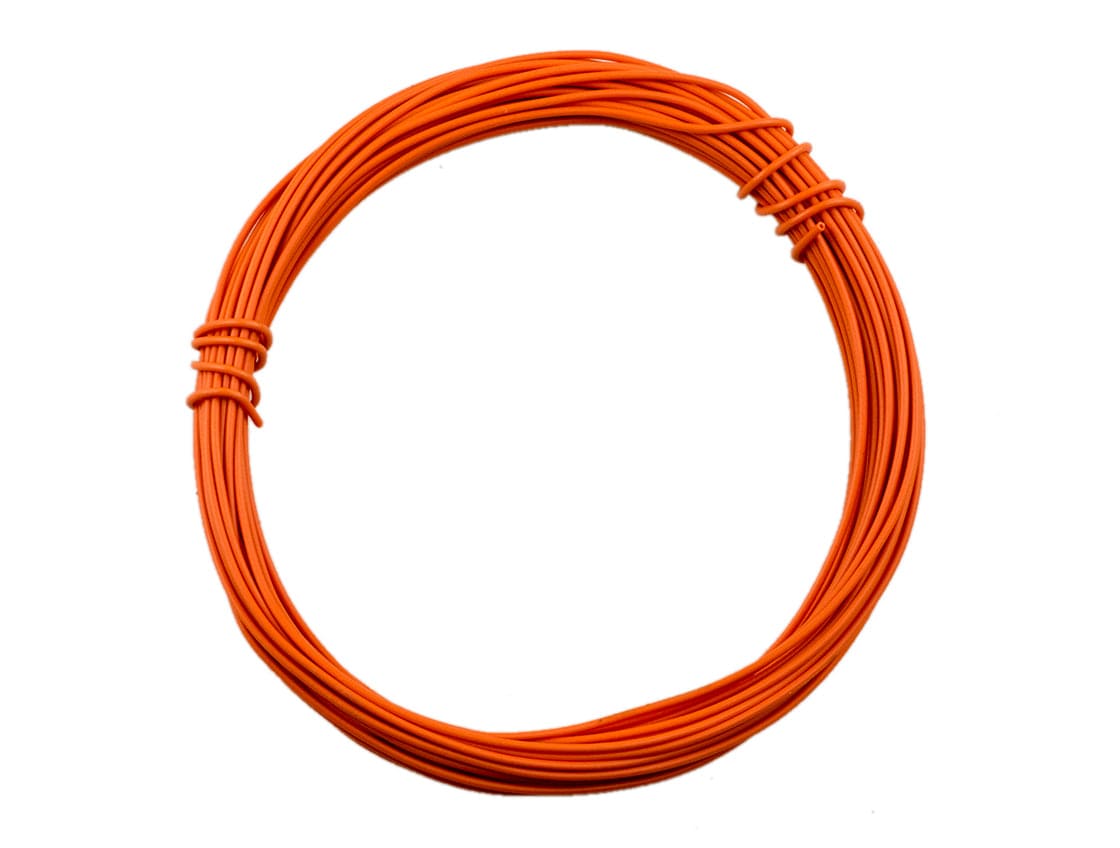Prototyping Wire 24AWG (0.5mm) Multi-Strand Core - Orange - The Pi Hut
