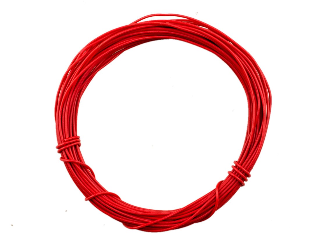 Prototyping Wire 24AWG (0.5mm) Multi-Strand Core - Red - The Pi Hut