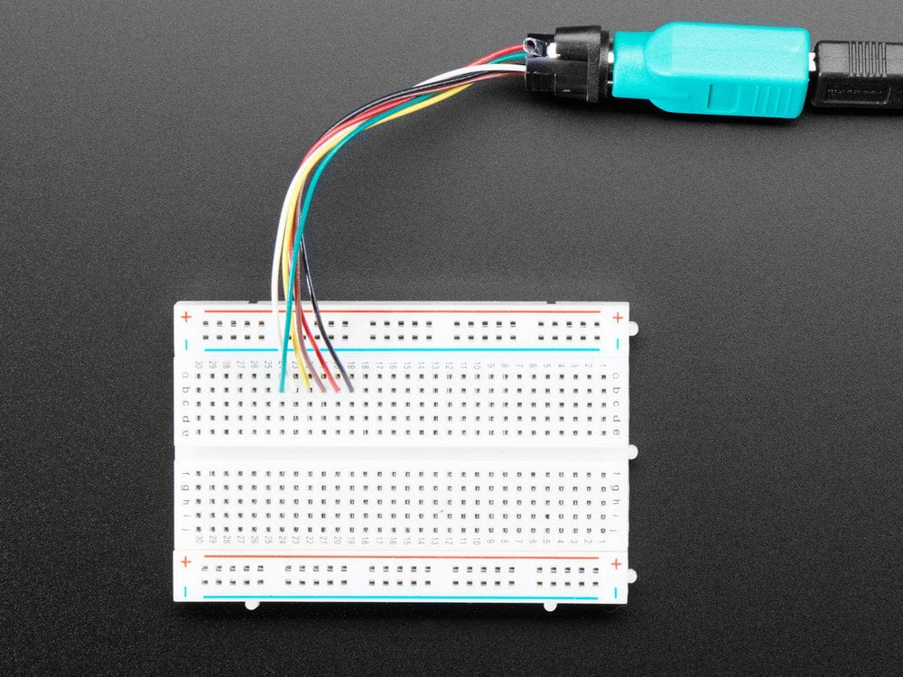 PS/2 Wired Connector - Panel Mount MiniDIN-6 - The Pi Hut