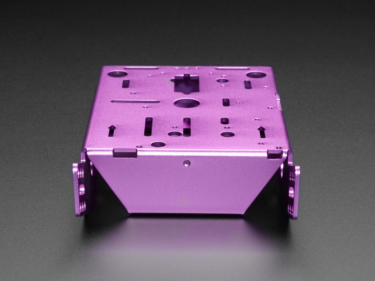 Purple Aluminum Chassis for TT Motors - 2WD - The Pi Hut