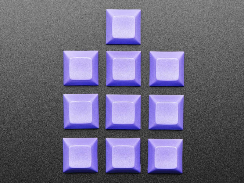 Purple DSA Keycaps for MX Compatible Switches - 10 pack - The Pi Hut